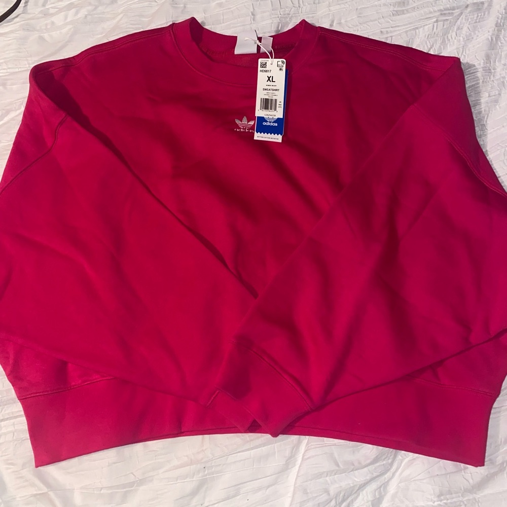 Adidas Pink Crew Neck NWT